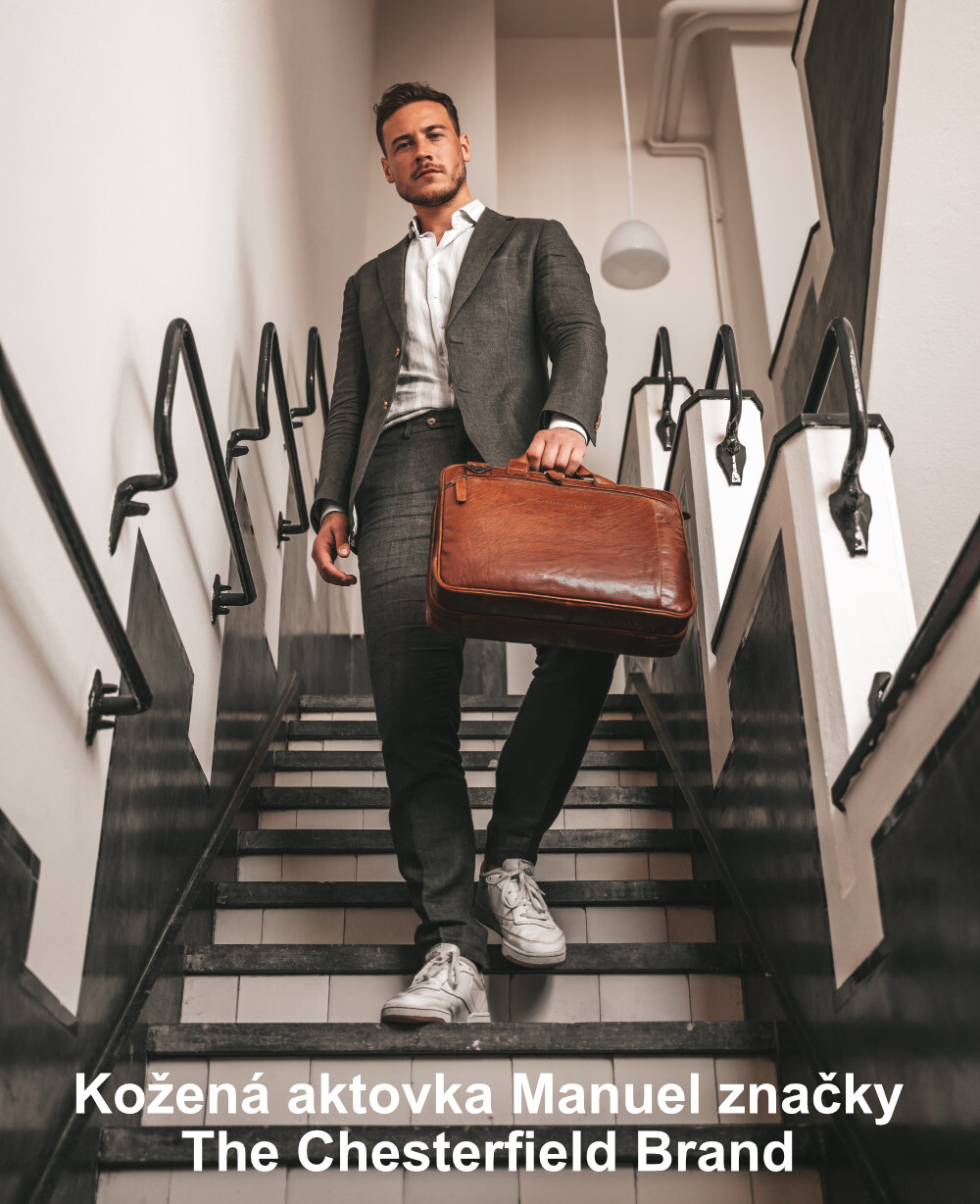 kožená aktovka Manuel od The Chesterfield Brand