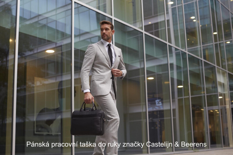 Pánska kožená taška do ruky Castelijn & Beerens