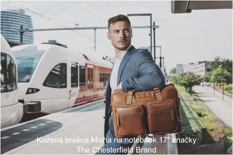 Kožená taška Misha na notebook