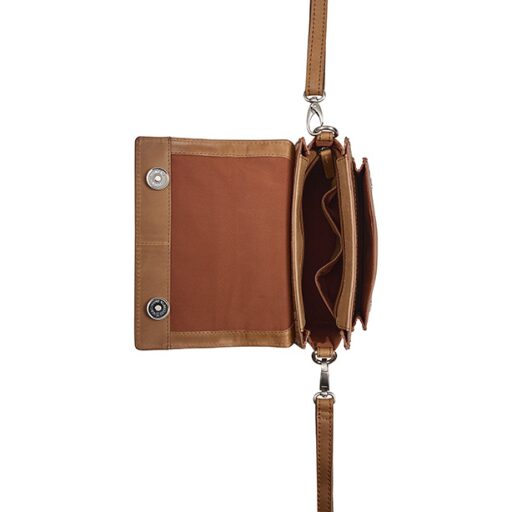BURKELY Dámska crossbody kabelka Cool Colbie 1000440.29.24 koňaková