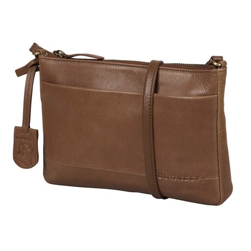 BURKELY Kožená crossbody kabelka Natural Norah 1000817.04.24 koňaková bočný pohľad