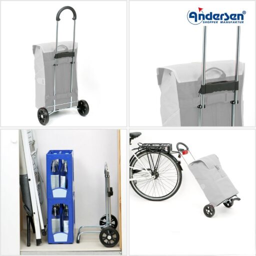 Andersen Nákupná taška na kolieskach SCALA SHOPPER® SIGNE 112-224-80 čierna