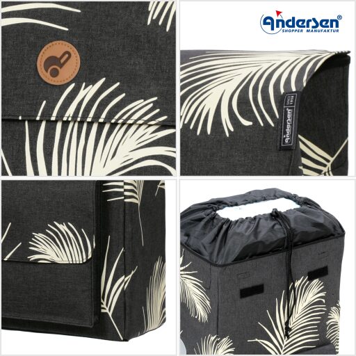 Andersen Nákupná taška na kolieskach SCALA SHOPPER® SIGNE 112-224-80 čierna detail