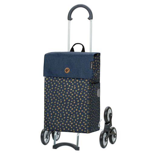 Andersen Nákupná taška do schodov SCALA SHOPPER TREPPENSTEIGER® FITA 119-225-90 modrá