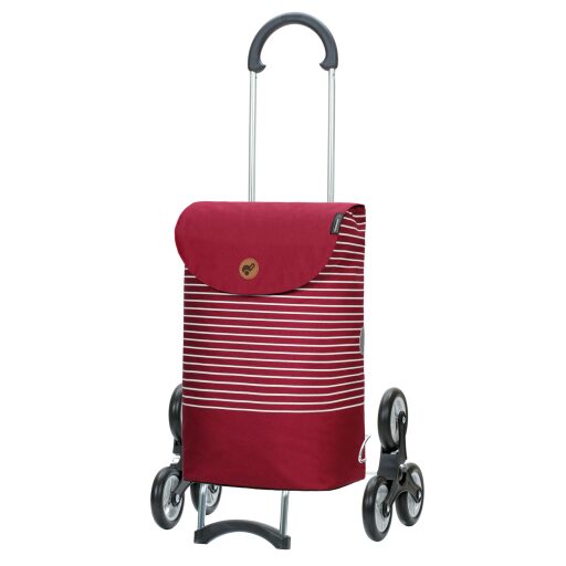Andersen Nákupná taška na kolieskach do schodov SCALA SHOPPER TREPPENSTEIGER® TILDE 119-226-70 červená