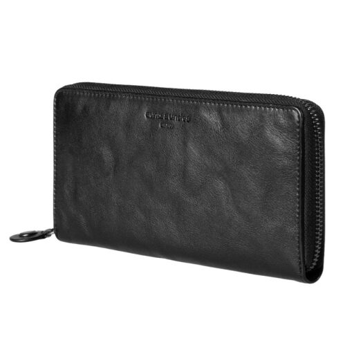 aunts & uncles Dámska kožená peňaženka na zips RFID Grandma's Luxury Club Cynthia 42226-0 čierna bočný pohľad