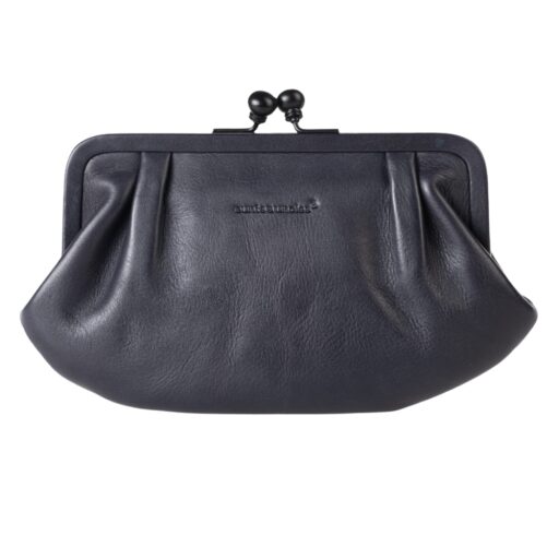aunts & uncles Kožená kabelka do ruky / listová kabelka - clutch Grandma´s Luxury Club ROSE 42213-86 modrá
