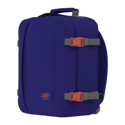 CabinZero Batoh do lietadla 40x30x20 Classic 28L 082307 modrý bočný náhľad pravý