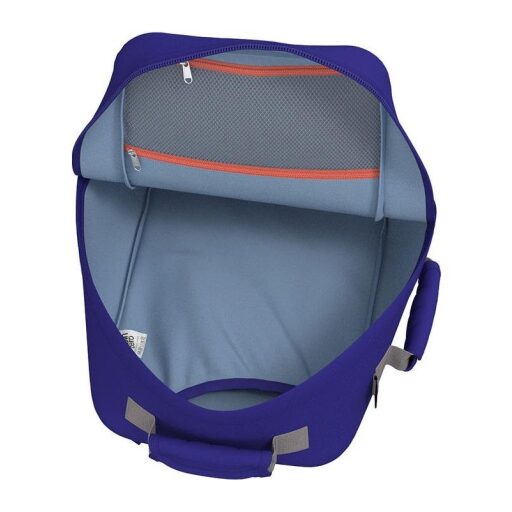 CabinZero Batoh do lietadla 40x30x20 Classic 28L 082307 modrý otvorený