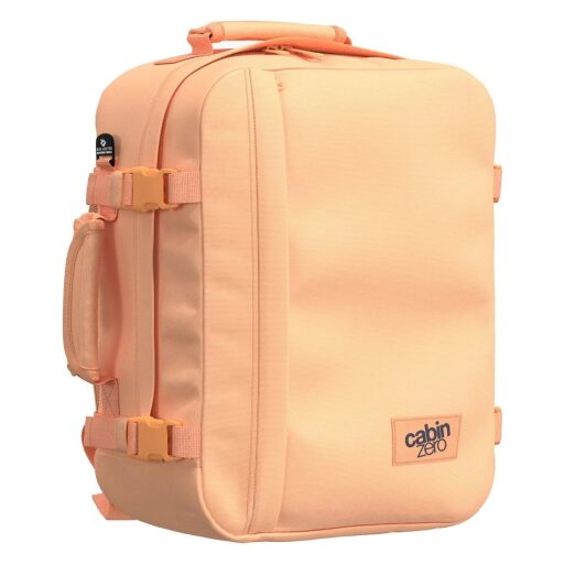 CabinZero Batoh do lietadla 40x30x20 Classic 28L 082501 svetlooranžový ľavý bočný náhľad
