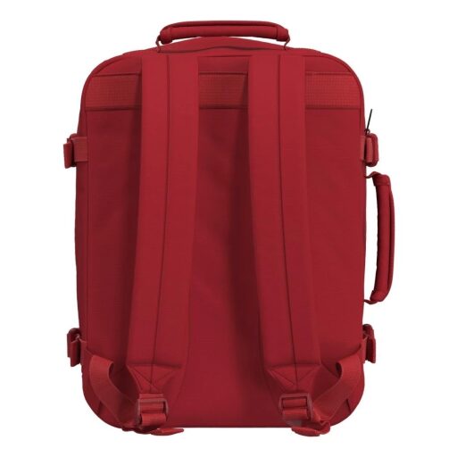 CabinZero Ruksak do lietadla 40x30x20 Classic 28L 082602 červený zadná strana