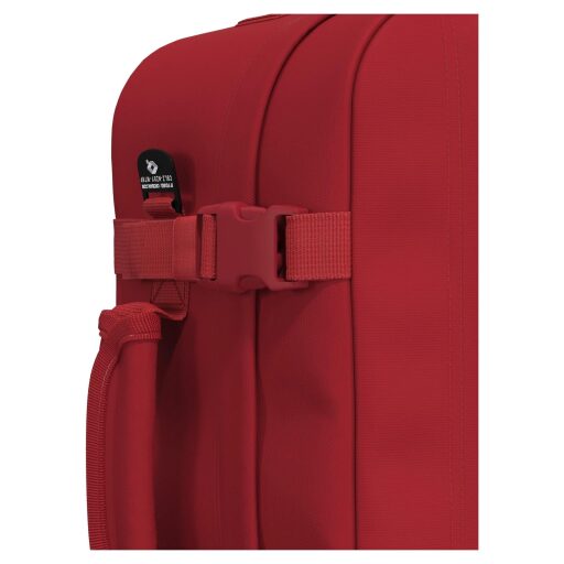 CabinZero Batoh do lietadla 40x30x20 Classic 28L 082602 červený detail pracka