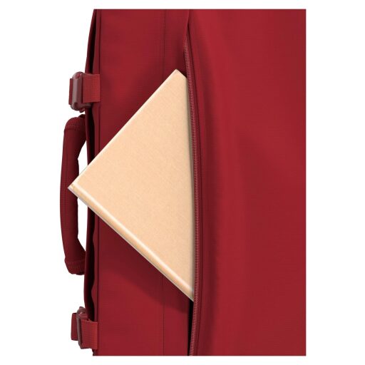 CabinZero Batoh do lietadla 40x30x20 Classic 28L 082602 červený predné vrecko