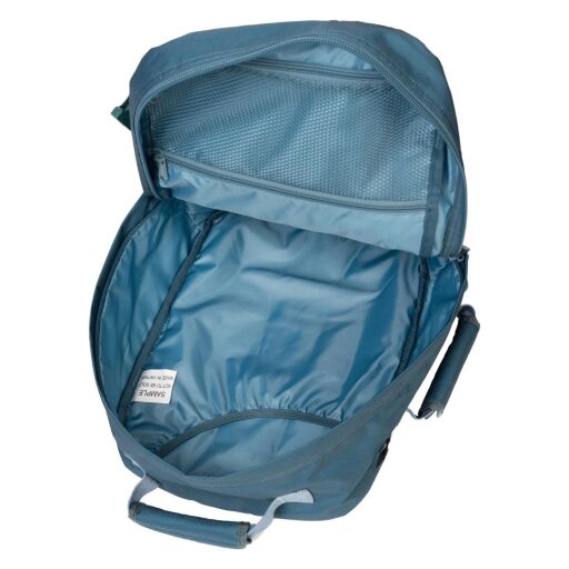 CabinZero Batoh do lietadla 40x30x20 Classic 28L 082803 tyrkysový otvorený