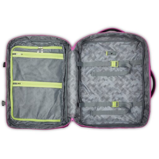Batoh do lietadla 55x40x20 cm Wanderline 41474049 ružový otvorený