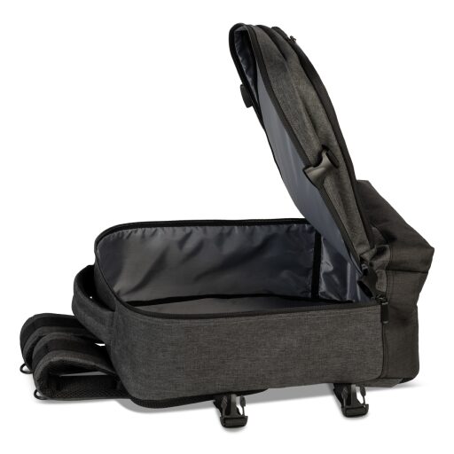 BestWay Cestovný batoh 40x30x20 cm Cabin Pro Small 40357-1700 tmavošedý vnútorné priehradky