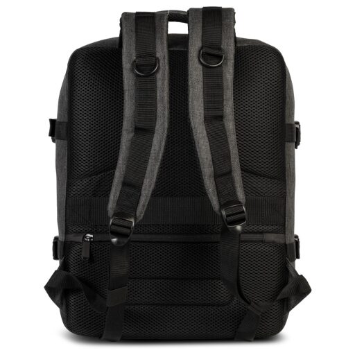 BestWay Cestovný batoh 40x30x20 cm Cabin Pro Small 40357-1700 tmavošedý polstrované chrbát