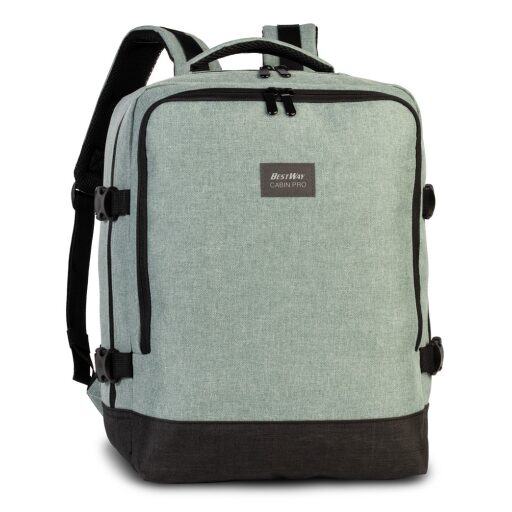 BestWay Cestovný batoh 40x30x20 cm Cabin Pro Small 40357-5800 sivozelený