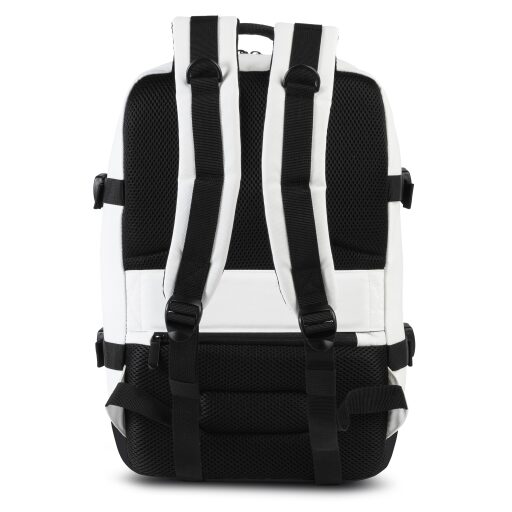 BestWay Palubný batoh do lietadla 40x20x25 cm Cabin Pro Storm 40350-2000 biely chrbát