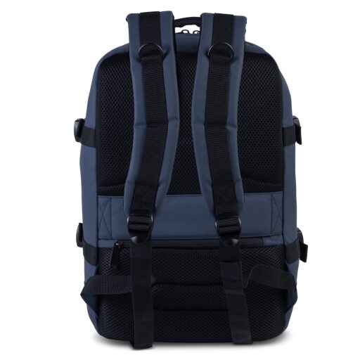 BestWay Palubný batoh do lietadla 40x20x25 cm Cabin Pro Storm 40350-5000 modrá chrbát