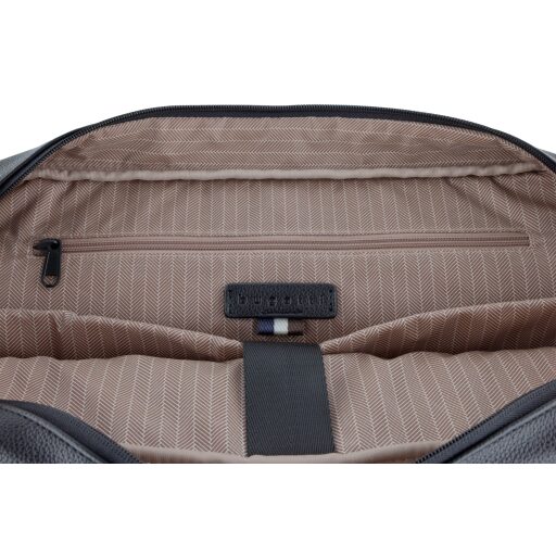 Bugatti Business taška na notebook 14" Rico 49470801 čierna vnútrajšok