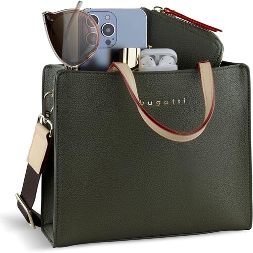 Bugatti kabelka Tote Bag Mini Ella 49664384 olivová priehradky
