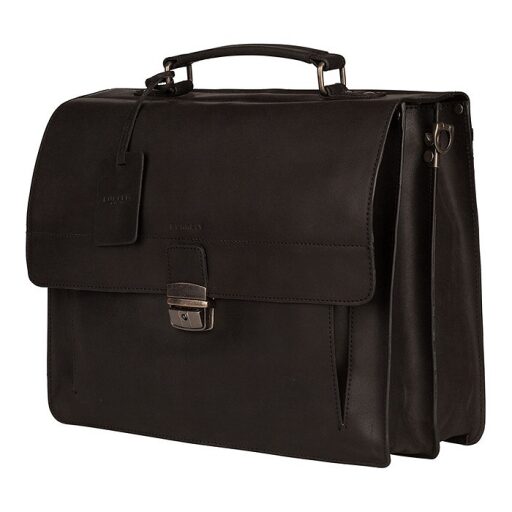 Kožená pracovná taška na notebook 15,6" Scott 9006378.22.10 bočný pohľad