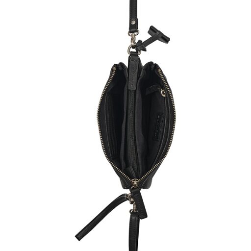 BURKELY Dámska crossbody kožená kabelka Soft Skylar 1000343.85.10 čierna