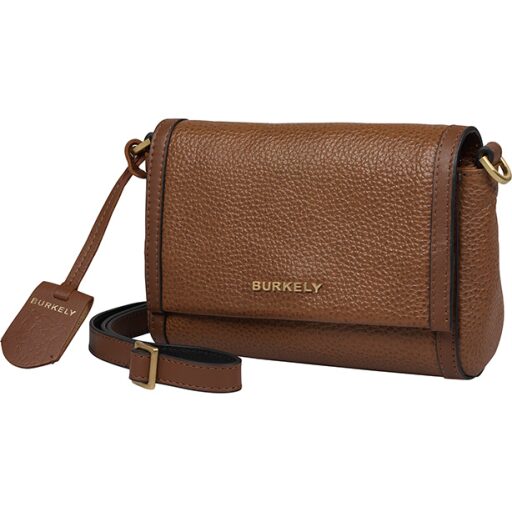 BURKELY Kožená crossbody kabelka Keen Keira 1000630.41.24 koňaková