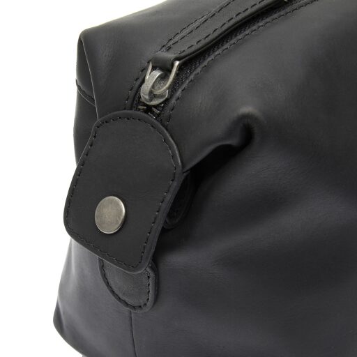 The Chesterfield Brand Kožená toaletná taška Westport C08.05100 čierna