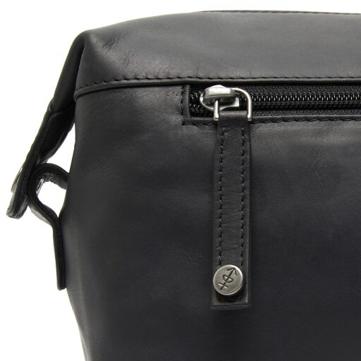 The Chesterfield Brand Kožená toaletná taška Westport C08.051500 čierna