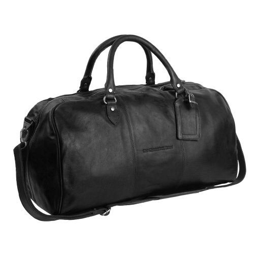 The Chesterfield Brand Kožená cestovná taška - weekender C20.000400 William čierna