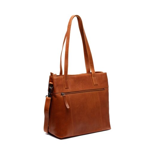 The Chesterfield Brand Kožená shopper kabelka Nola C38.021131 koňaková zadná strana