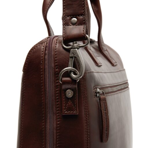 The Chesterfield Brand Kožená taška cez rameno na notebook Levanto C40.109101 hnedá