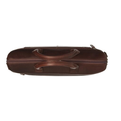 The Chesterfield Brand Kožená taška cez rameno na notebook Levanto C40.109101 hnedá