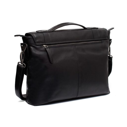 The Chesterfield Brand Kožená taška na notebook C40.109200 Veneto čierna zadná strana