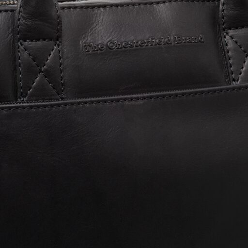 The Chesterfield Brand Kožená taška na notebook 14" Tilbury C40.109700 čierna