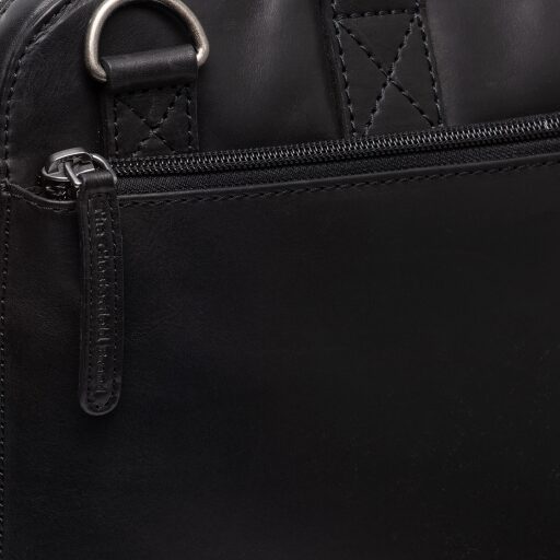 The Chesterfield Brand Kožená taška na notebook 14" Tilbury C40.109700 čierna