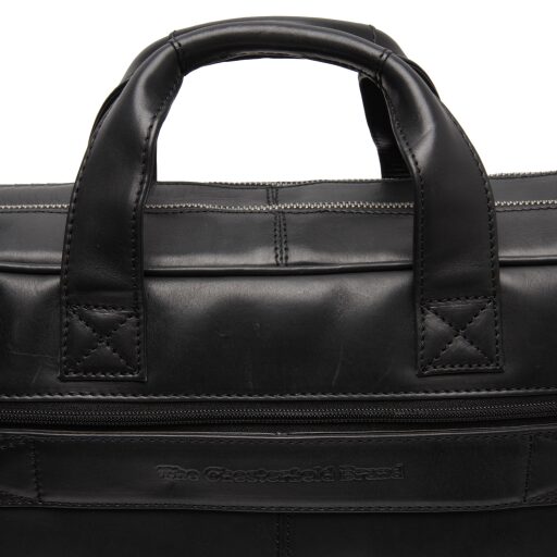 The Chesterfield Brand Kožená taška na notebook 15" Iseo C40.110000 čierna