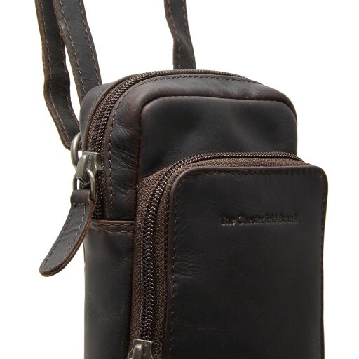 The Chesterfield Brand Kožená crossbody kabelka na mobil Valdes C48.132501 hnedá