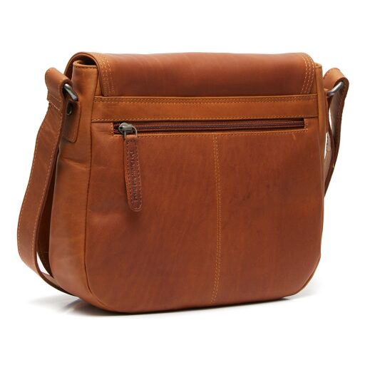 The Chesterfield Brand Dámska crossbody kabelka Everglades C48.132631 koňaková zadná strana