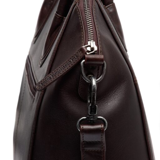 The Chesterfield Brand Elegantná kabelka do ruky aj cez rameno Marsala C48.133101 hnedá