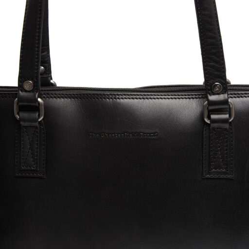 The Chesterfield Brand Kožená kabelka cez rameno Selvino C48.135300 čierna