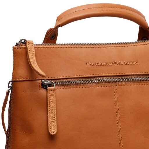 The Chesterfield Brand Elegantný kabelko-batoh 2v1 Harare C58.033131 koňaková
