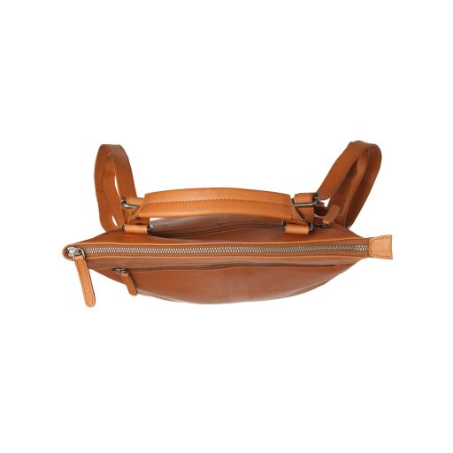 The Chesterfield Brand Elegantní kabelko-batoh 2v1 Omaha C58.033231 koňaková