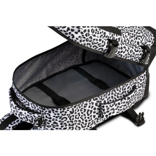 BestWay Cestovný batoh 40x25x20 cm Cabin Pro Smal 40290-0120 bielo-čierny vzor priestranný