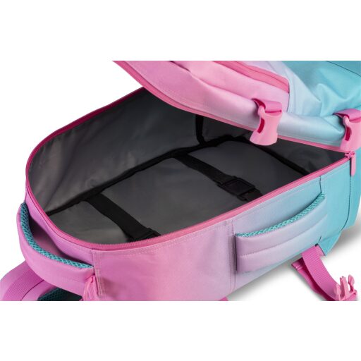 BestWay Cestovný batoh 40x25x20 cm Cabin Pro Smal 40290-2522 modro-ružový otvorený