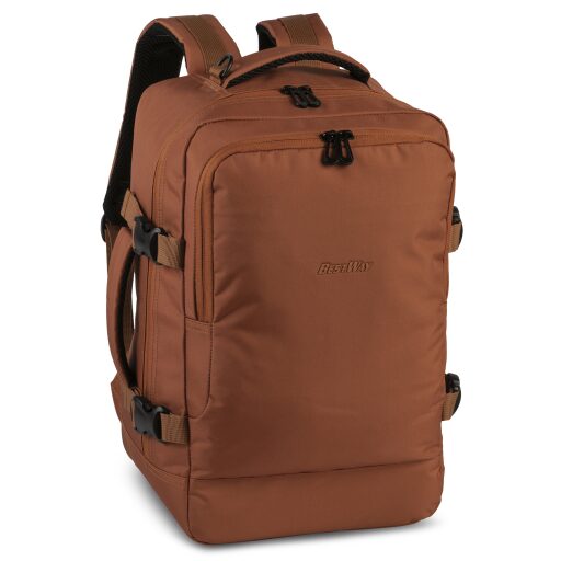 BestWay Cestovný batoh 40x25x20 cm Cabin Pro Small 40328-1500 tekvicovo oranžový predná strana
