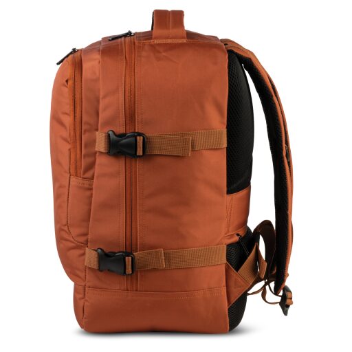 BestWay Cestovný batoh 40x25x20 cm Cabin Pro Small 40328-1500 tekvicovo oranžový bočná strana pravá