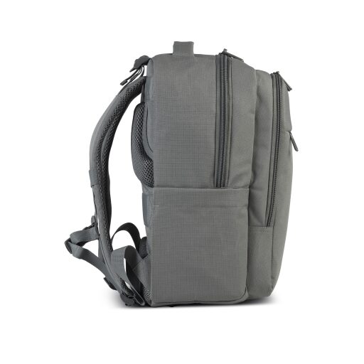 BestWay Cestovný batoh 40x25x20 cm Cabin Pro Ultimate Small 40326-2800 sivý bočná strana ľavá